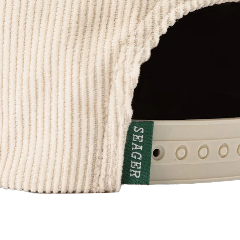 Men's Los Rios Corduroy Snapback, Seager Men's Los Rios Corduroy Snapback Back Label