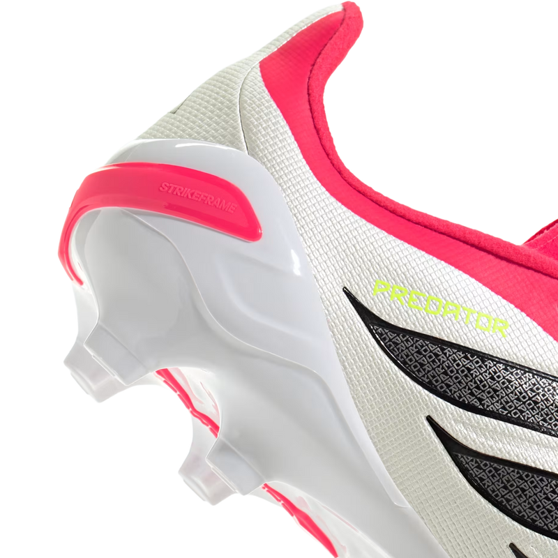 Youth Predator League FG, Adidas Youth Predator League FG in Lucid Red/Core Black/Ftwr White heel