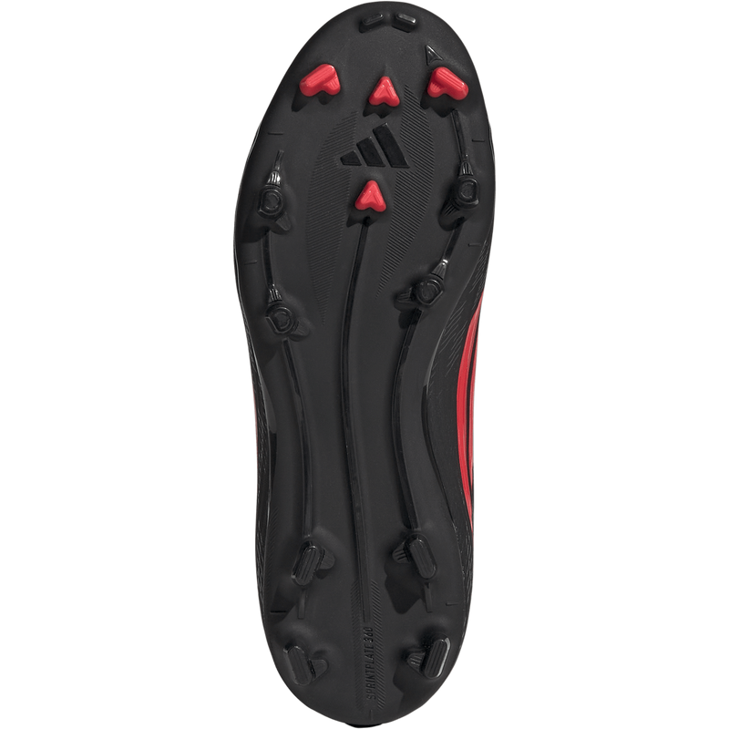 Youth F50 League FG/MG, Adidas Youth F50 League FG/MG in Core Black/Lucid Red/Core Black bottom