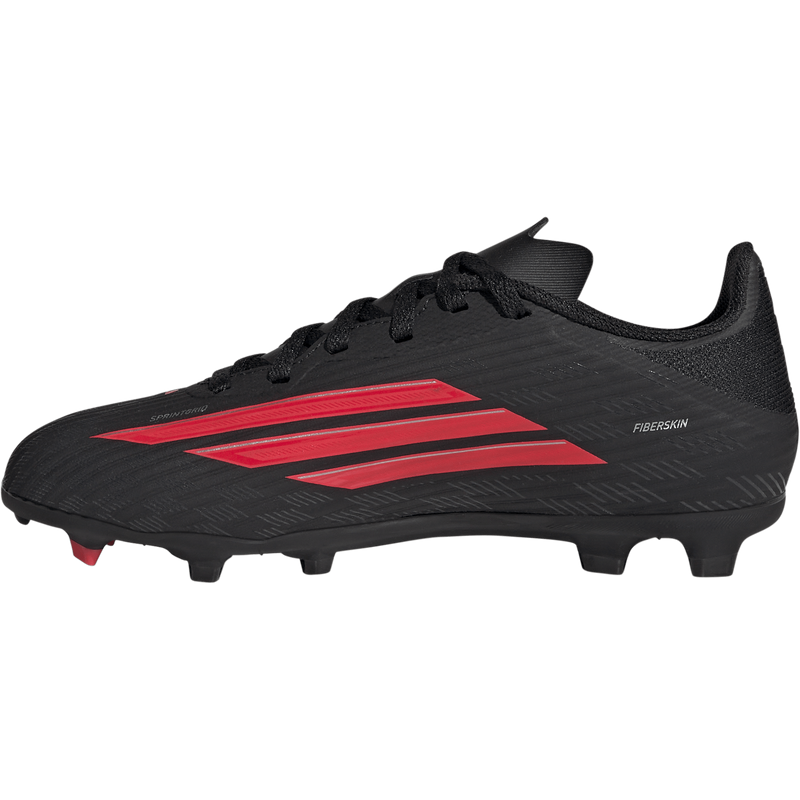 Youth F50 League FG/MG, Adidas Youth F50 League FG/MG in Core Black/Lucid Red/Core Black inside right