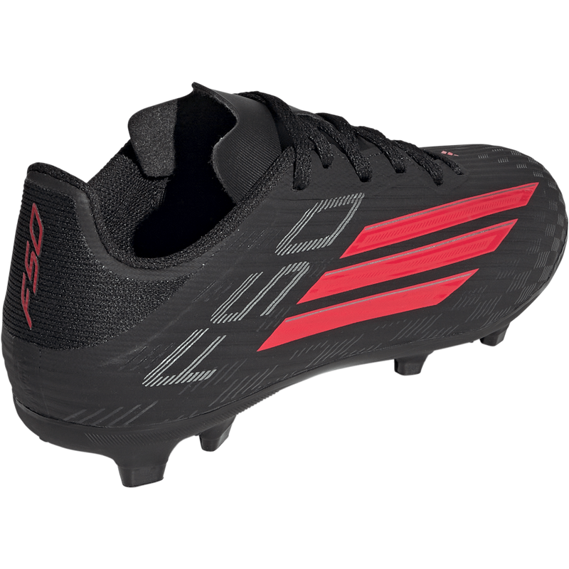 Youth F50 League FG/MG, Adidas Youth F50 League FG/MG in Core Black/Lucid Red/Core Black right back