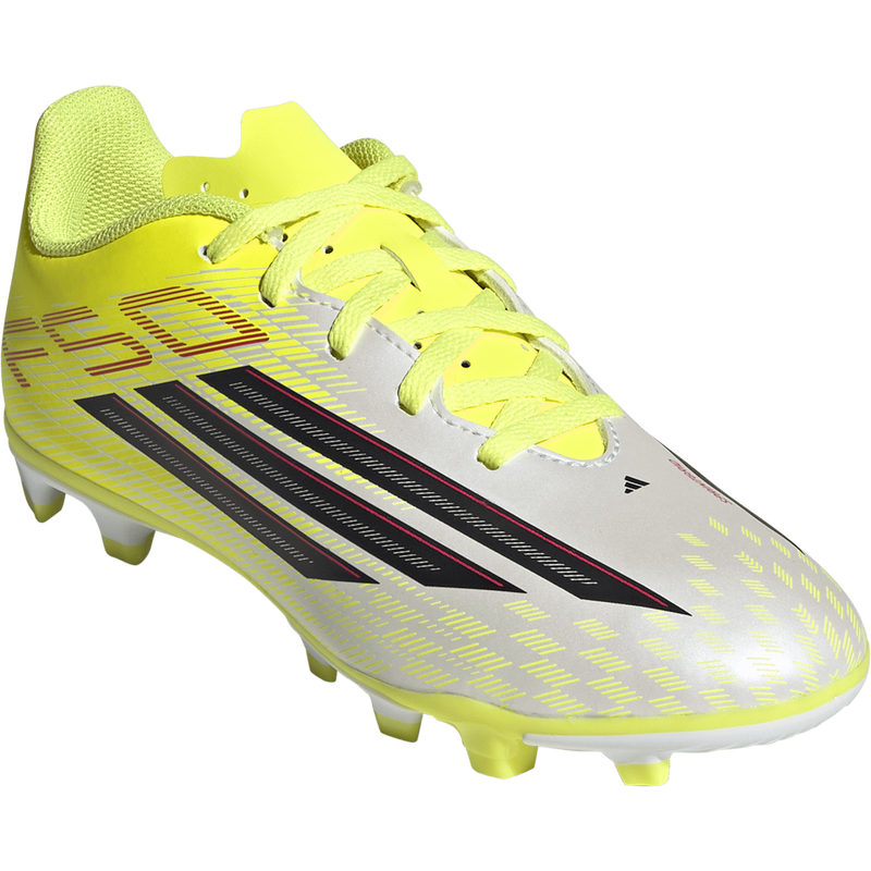 Youth F50 Club FG/MG, Adidas Youth F50 Club FG/MG in Team Solar Yellow 2/Core Black front right