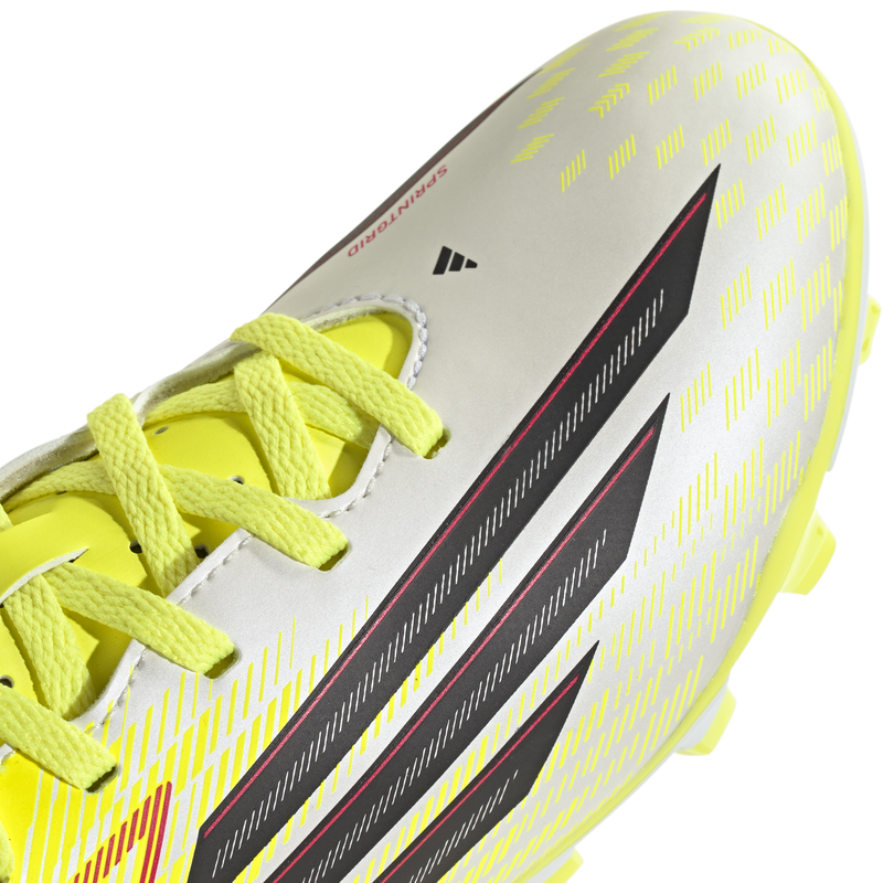 Youth F50 Club FG/MG, Adidas Youth F50 Club FG/MG in Team Solar Yellow 2/Core Black toe