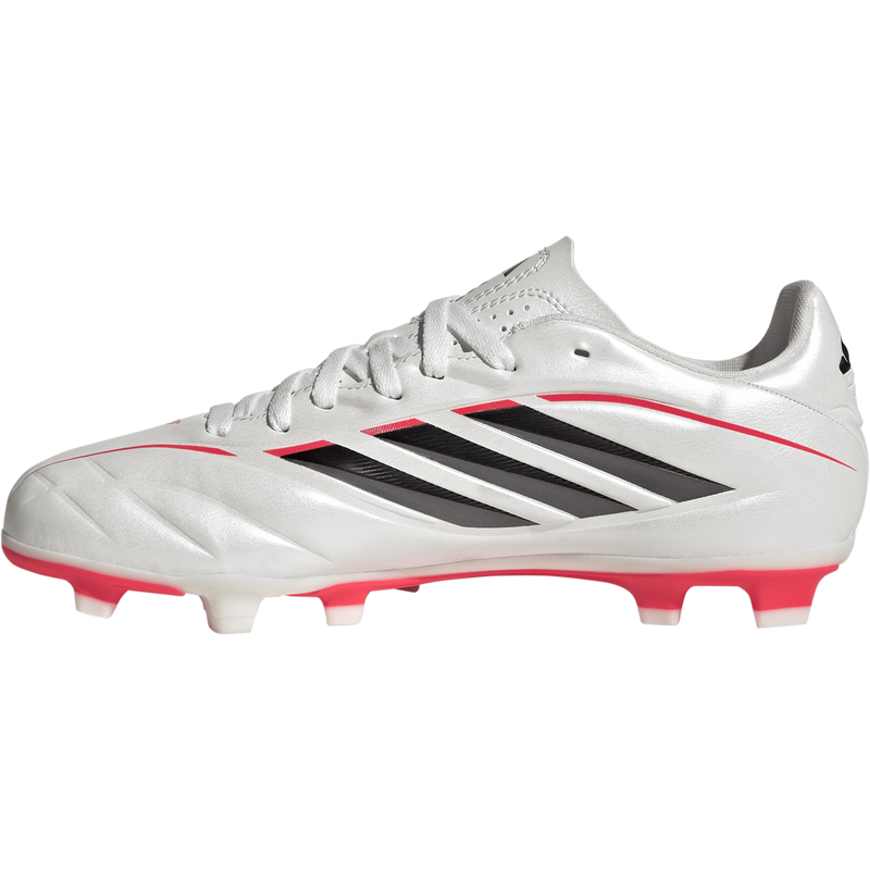 Youth Copa Pure IV Club FG/MG, Adidas Youth Copa Pure IV Club FG/MG in Zero Metallic/Core Black/Lucid Red right inside profile