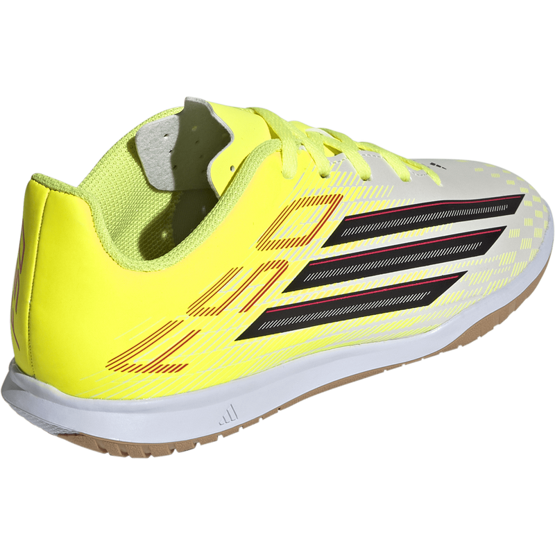 Youth F50 Club Indoor, Adidas Youth F50 Club Indoor in Team Solar Yellow 2/Core Black right rear