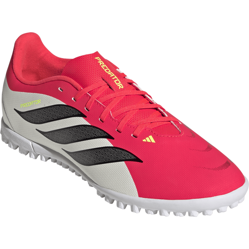 Youth Predator Club TF, Adidas Youth Predator Club TF in Lucid Red/Core Black/Ftwr White right front