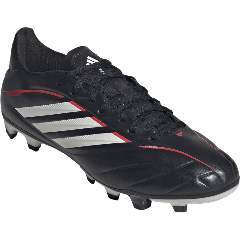 Copa Pure IV Club FG/MG, Adidas Copa Pure IV Club FG/MG in Core Black/White/Lucid Red front right