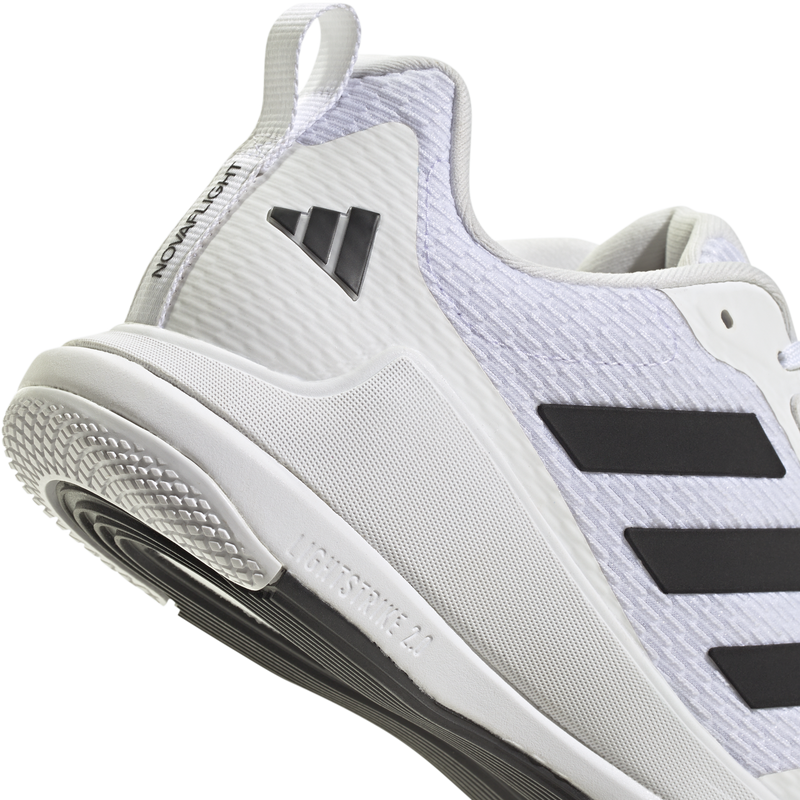Men's Novaflight 2, Adidas Men's Novaflight 2 in Ftwr White/Core Black/Ftwr White heel