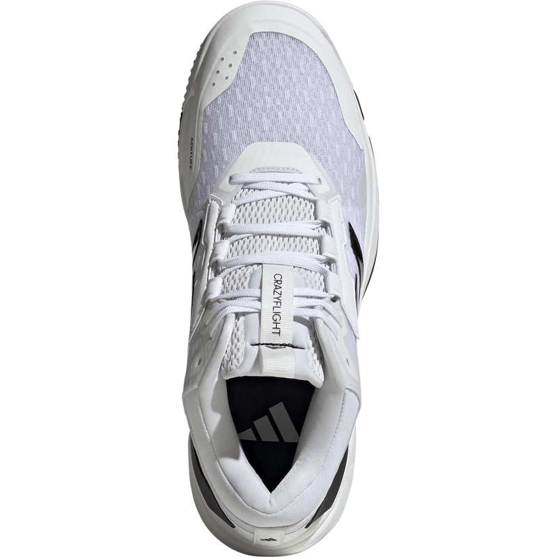 Men's Crazyflight 6 Mid, Adidas Men's Crazyflight 6 Mid in White/Core Black/White top