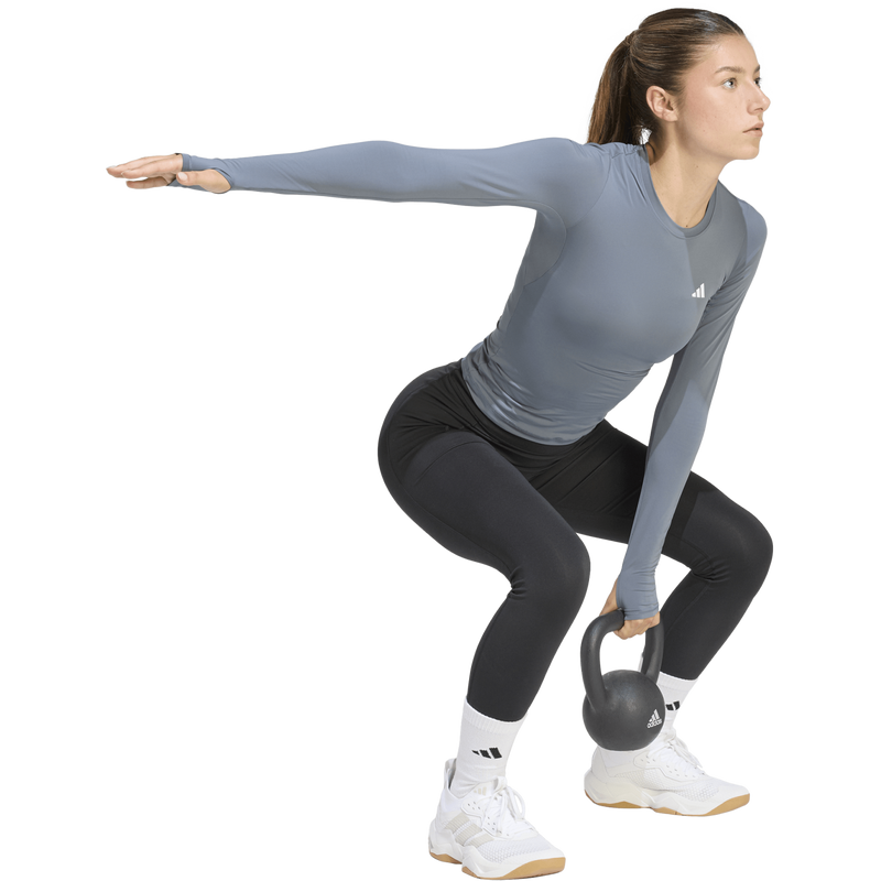 Women's Power Essential Cool Long Sleeve, Adidas Women's Power Essential Cool Long Sleeve in activity