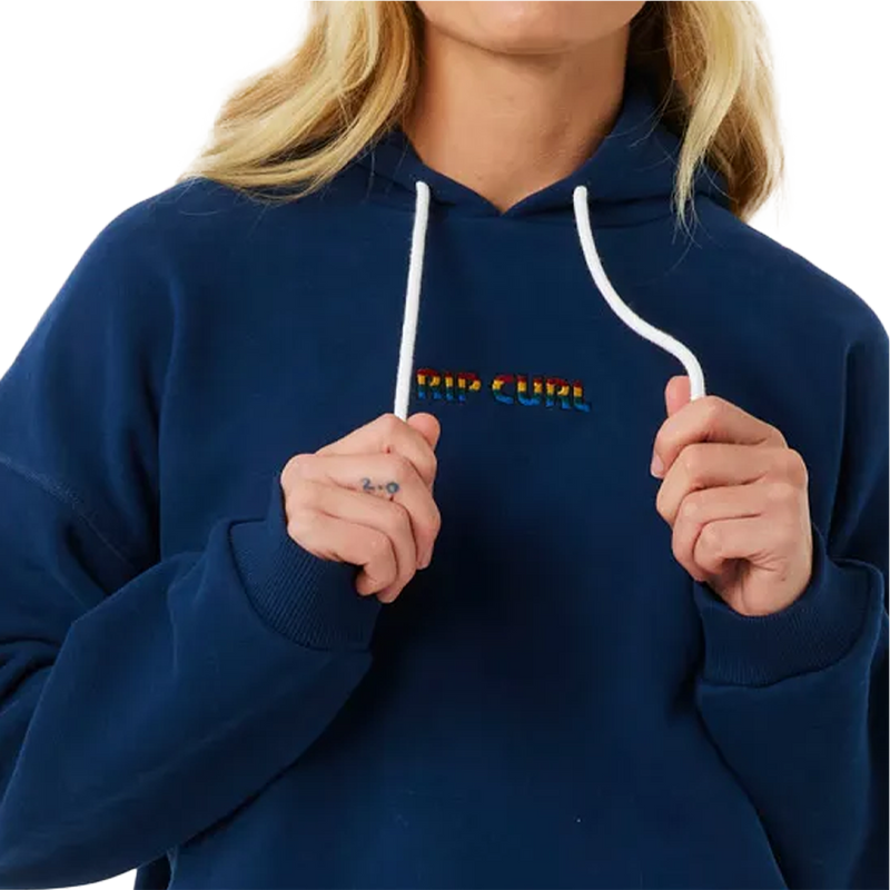Women's Stephanie Gilmore Heritage Hoodie, Rip Curl Women's Stephanie Gilmore Heritage Hoodie Front Logo