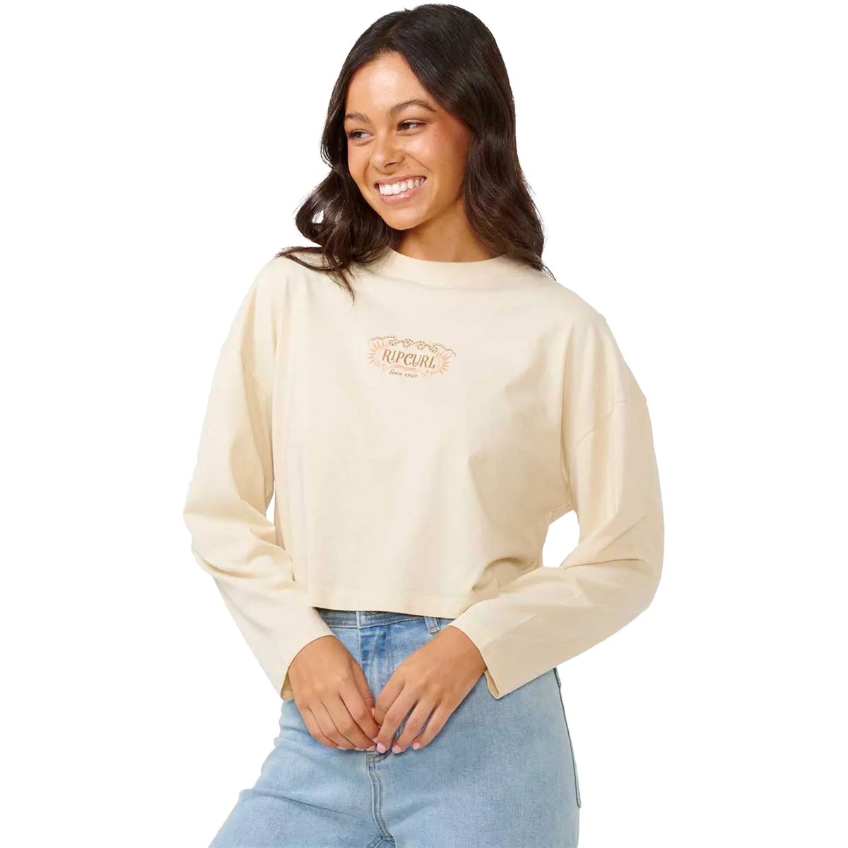 Rip Curl Women's Desert Queen Long Sleeve Vintage White