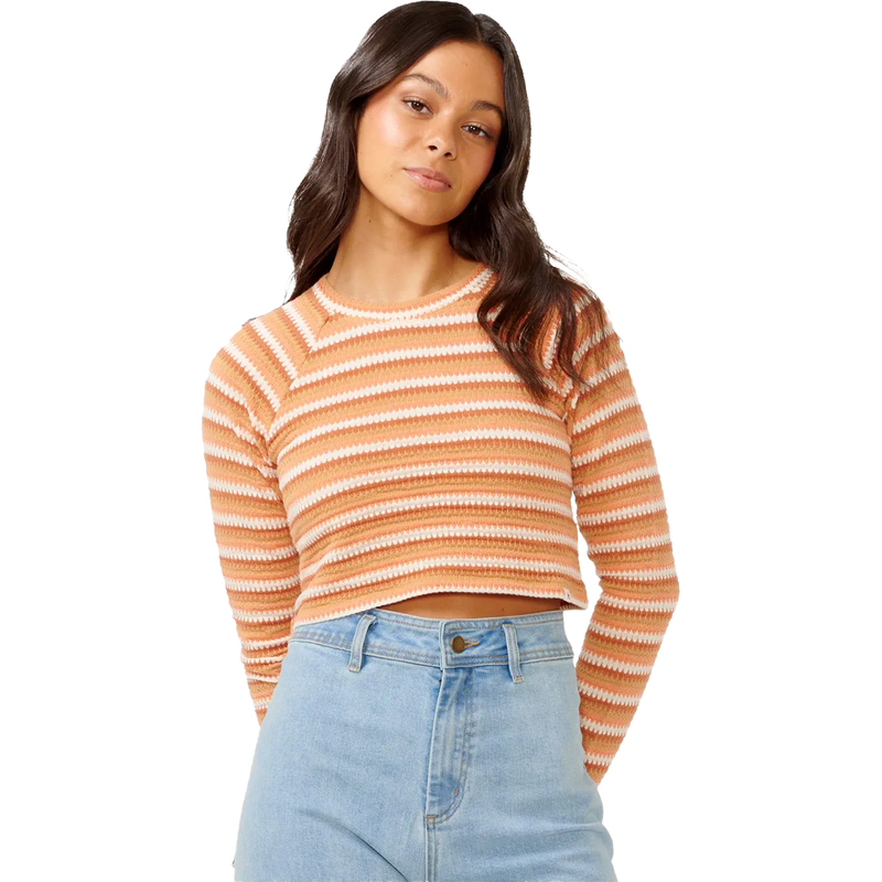 Women's Bobbi Stripe Long Sleeve, Featured Image