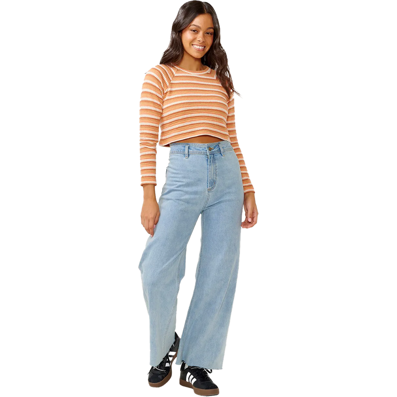 Women's Bobbi Stripe Long Sleeve, Rip Curl Women's Bobbi Stripe Long Sleeve Front