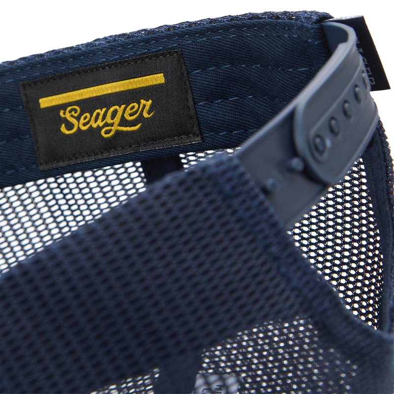 Men's Wingspan Trucker Snapback, Seager Men's Wingspan Trucker Snapback Label