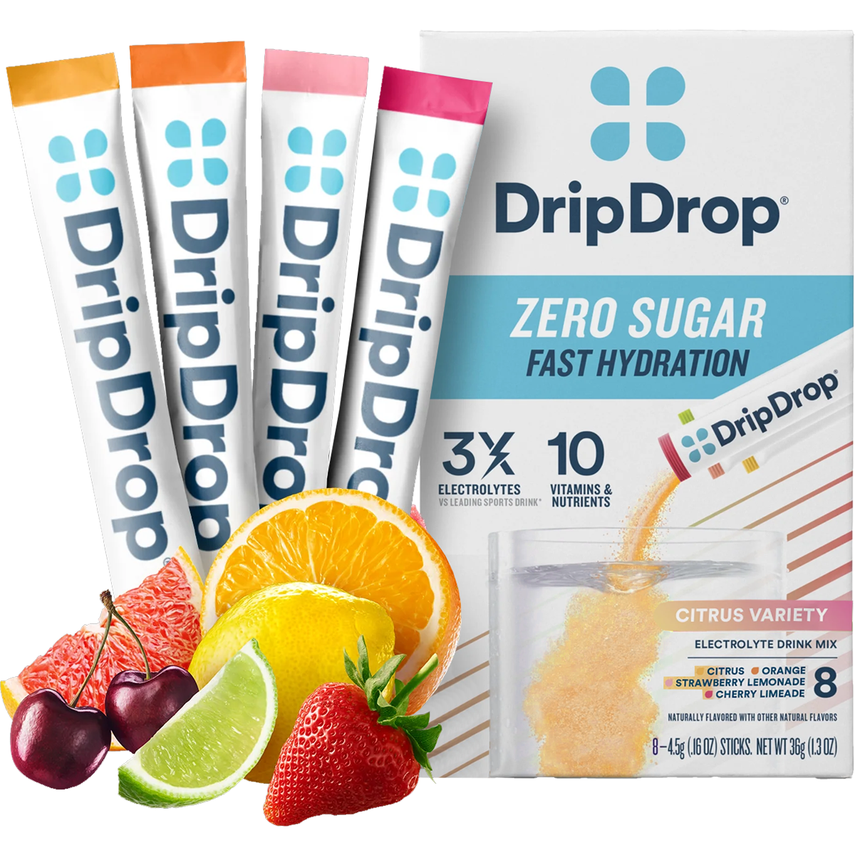 Zero Sugar Electrolyte Drink Mix (8 Servings) alternate view