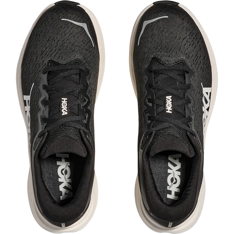 Men's Solimar 2, Hoka Men's Solimar 2 in BWHT-Black/White pair top