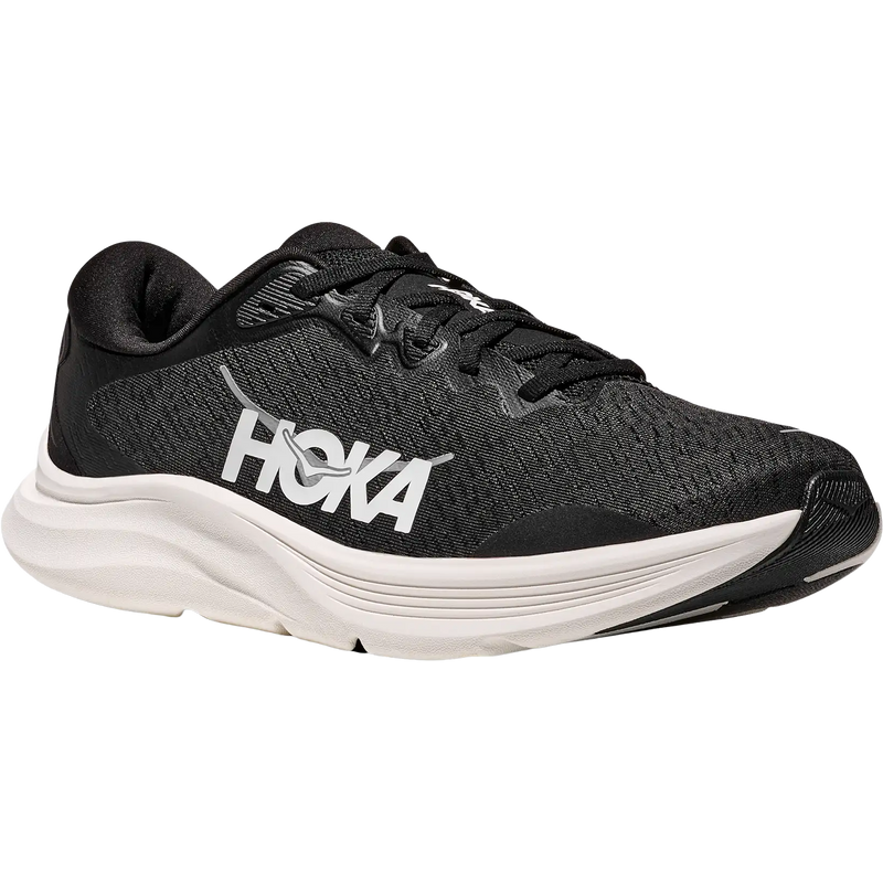 Men's Solimar 2, Hoka Men's Solimar 2 in BWHT-Black/White right front