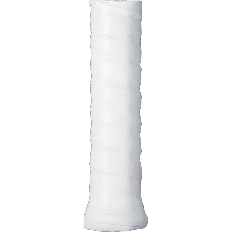 Pro Overgrip 12 Pack - White, Wilson Pro Overgrip 12 Pack on handle