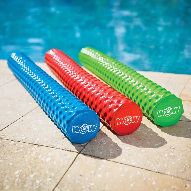 First Class Dipped Pool Noodle, WOW Water Sports First Class Dipped Pool Noodle assortment of colors by pool