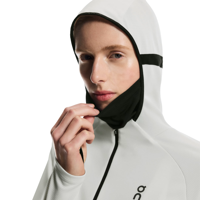 Women's Climate Zip Hoodie, On Women's Climate Zip Hoodie in Sailor hood