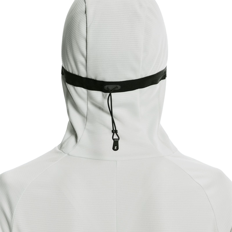 Women's Climate Zip Hoodie, On Women's Climate Zip Hoodie in Sailor hood back