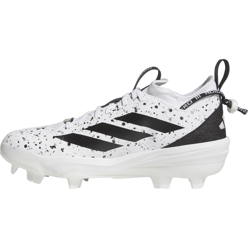 Adizero Impact TPU BSB 2.0 SHD, Adidas Adizero Impact TPU BSB 2.0 SHD in White/Gold inside right profile