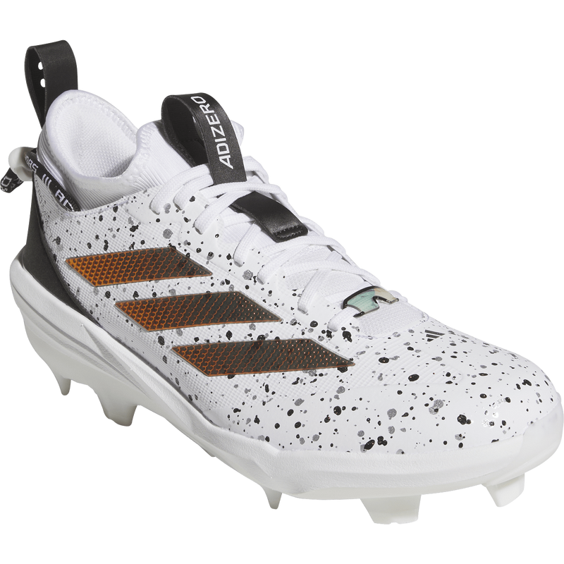Adizero Impact TPU BSB 2.0 SHD, Adidas Adizero Impact TPU BSB 2.0 SHD in White/Gold right front