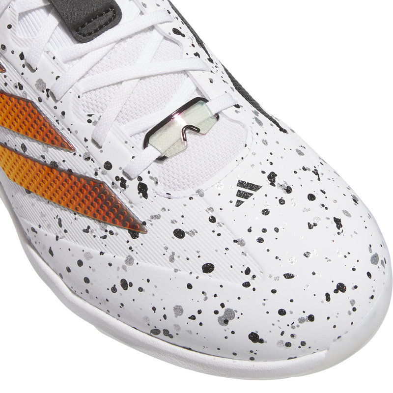 Adizero Impact TPU BSB 2.0 SHD, Adidas Adizero Impact TPU BSB 2.0 SHD in White/Gold toe