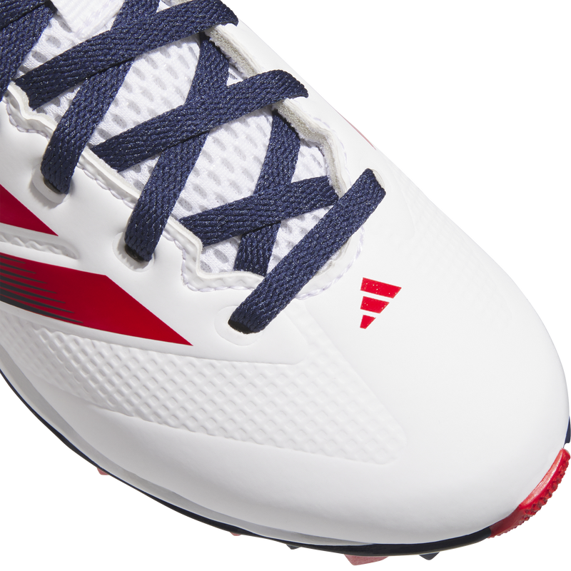 Youth Adizero Impact MD USA, Adidas Youth Adizero Impact MD USA in White/Blue/Red toe