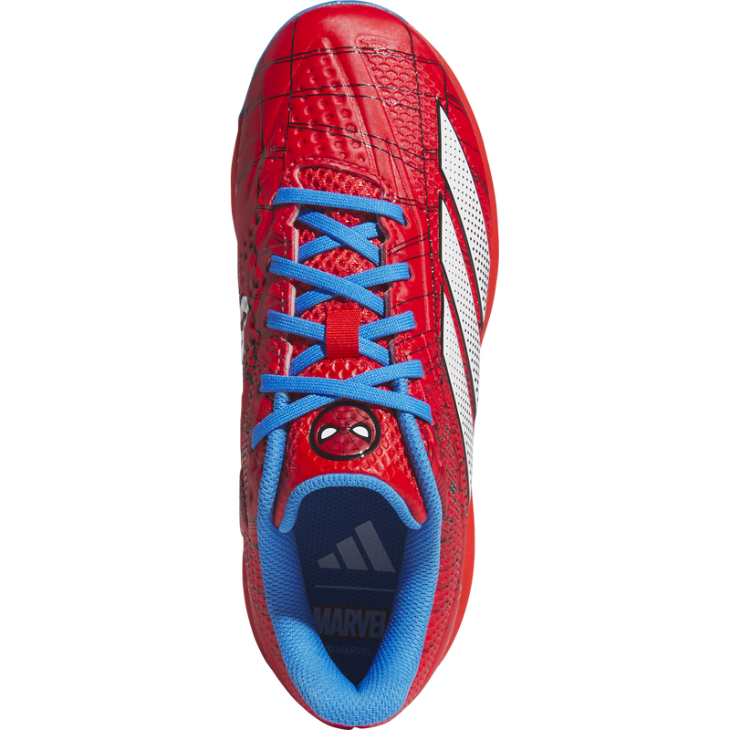 Youth Adizero Electric 2.0 TPU Spider-Man, Adidas Youth Adizero Electric 2.0 TPU Spider-Man in Red/White/Blue top