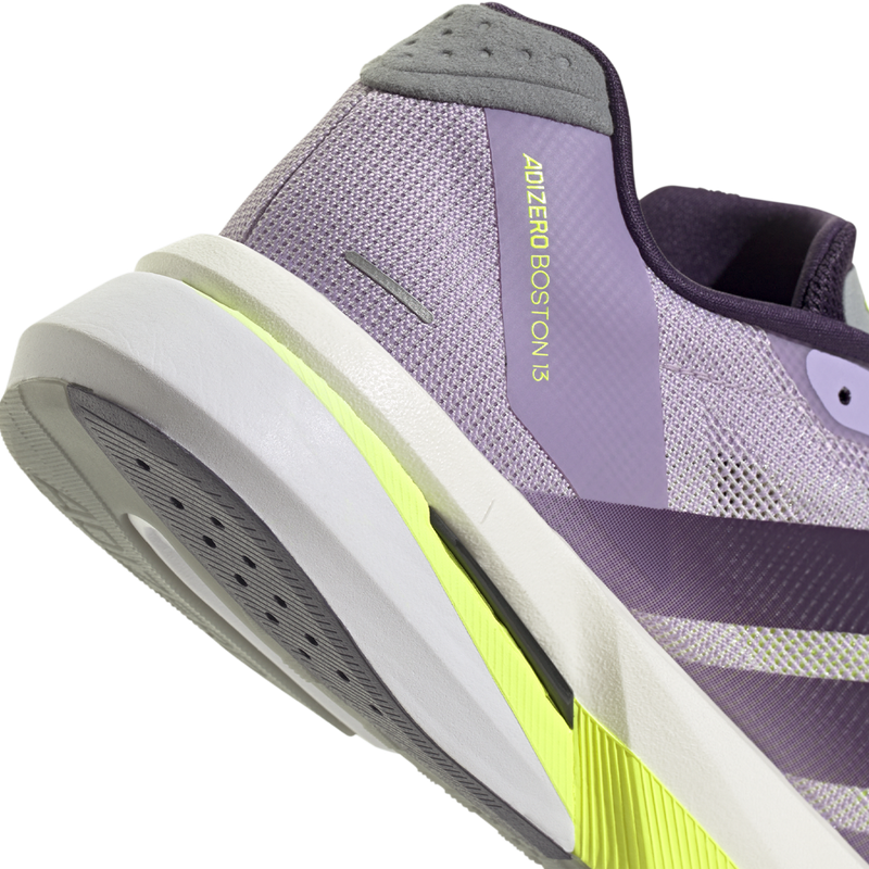 Women's Adizero Boston 13, Adidas Women's Adizero Boston 13 heel detail