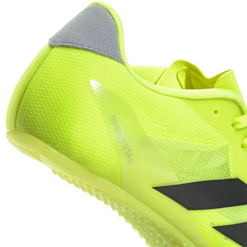 Men's Sprintstar, Adidas Adizero Sprintstar Shoes heel detail