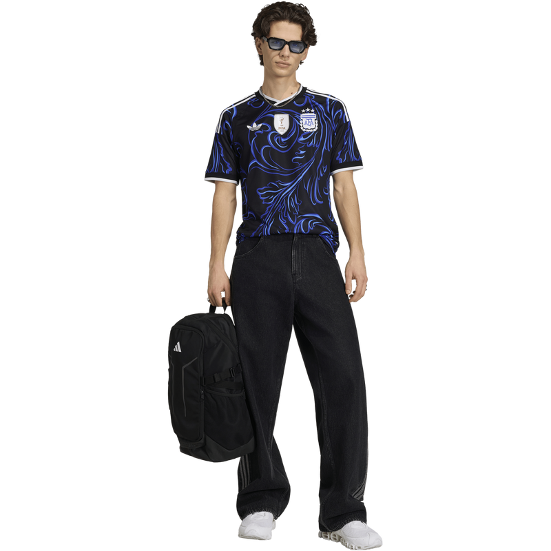 Argentina AFA Away Authentic Jersey, Adidas Argentina AFA Away Authentic Jersey on model