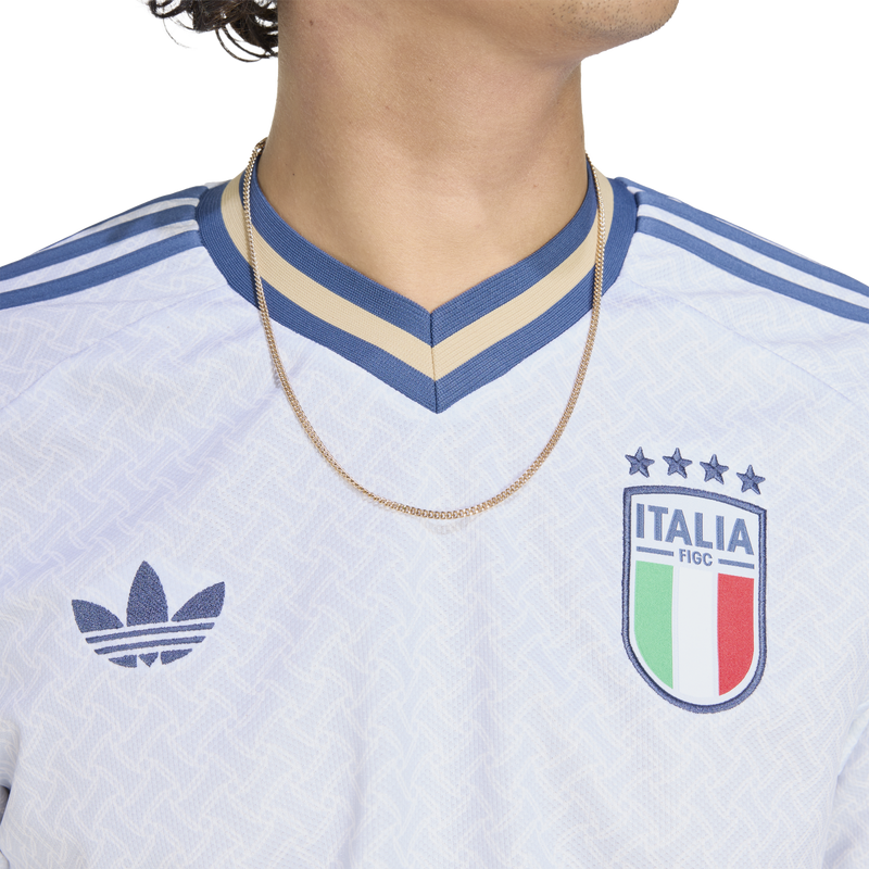 Italy FIGC Away Authentic Jersey, Adidas Italy FIGC Away Authentic Jersey FIGC logo
