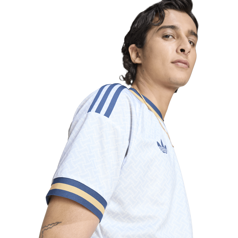 Italy FIGC Away Authentic Jersey, Adidas Italy FIGC Away Authentic Jersey 3 stripes
