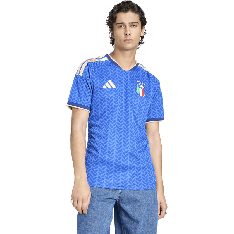 Italy FIGC Home Replica Jersey, Adidas Italy FIGC Home Replica Jersey in Bold Blue front