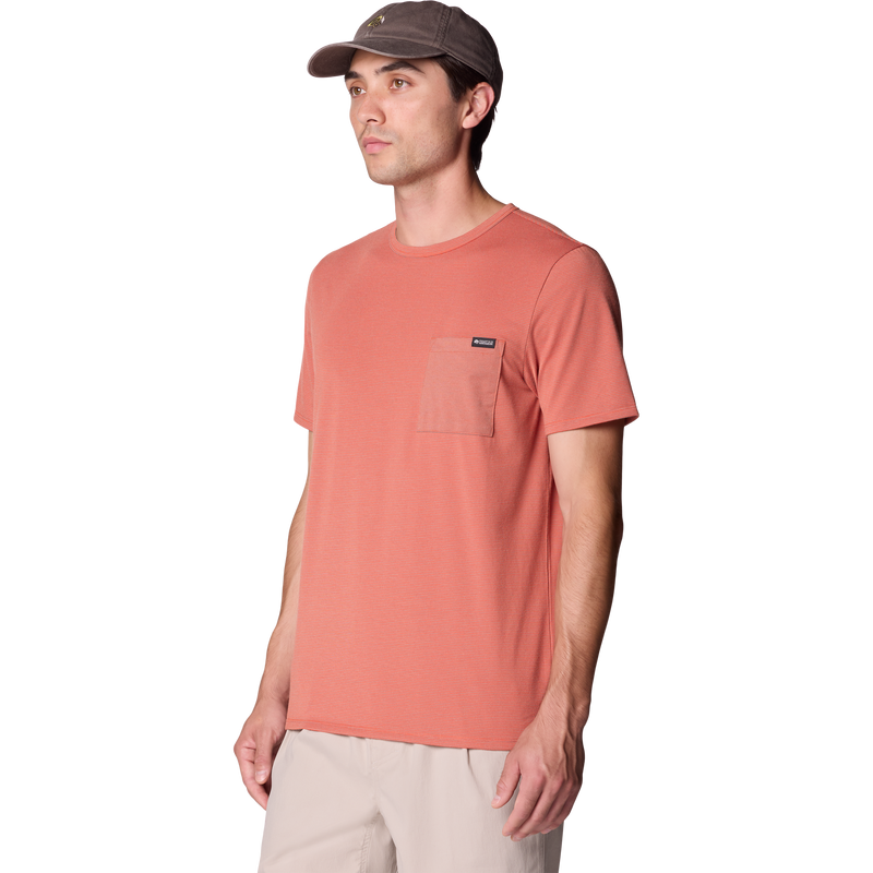 Men's Low Exposure Short Sleeve Shirt, Mountain Hardwear Men's Low Exposure Short Sleeve Shirt in 640-Aspect front left