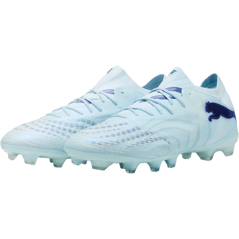 Future 9 Fusion FG/AG, Puma Future 9 Fusion FG/AG in 03-Icy Blue-Blue Jewel right profile pair left profile