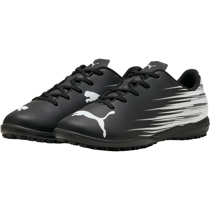 Youth Attacanto II TT, Puma Youth Attacanto II TT in 01-Puma Black/Puma White pair left front