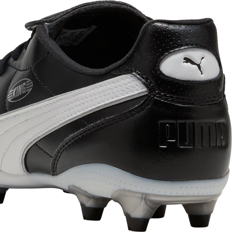 King Liga FG/AG, Puma King Liga FG/AG in 02-Black/Silver/White heel