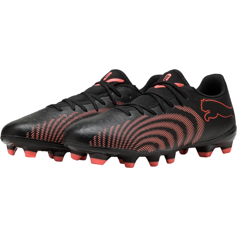 Future 9 Play FG/AG, Puma Future 9 Play FG/AG in 02-Black/Red/Gray pair front left