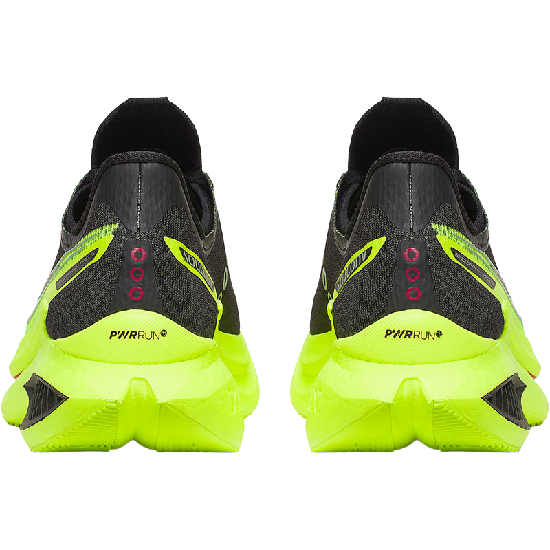 Men's Endorphin Pro 5, Saucony Men's Endorphin Pro 5 in 130-Citron/Black pair rear