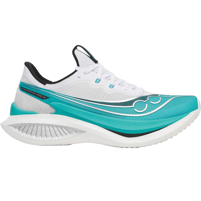 Saucony Men's Endorphin Pro 5 in 1034-White/Tranquil