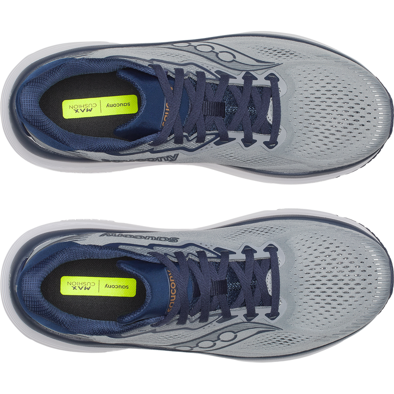Men's Guide 19 Wide, Saucony Guide 19 in 118-Fossil/Navy pair top