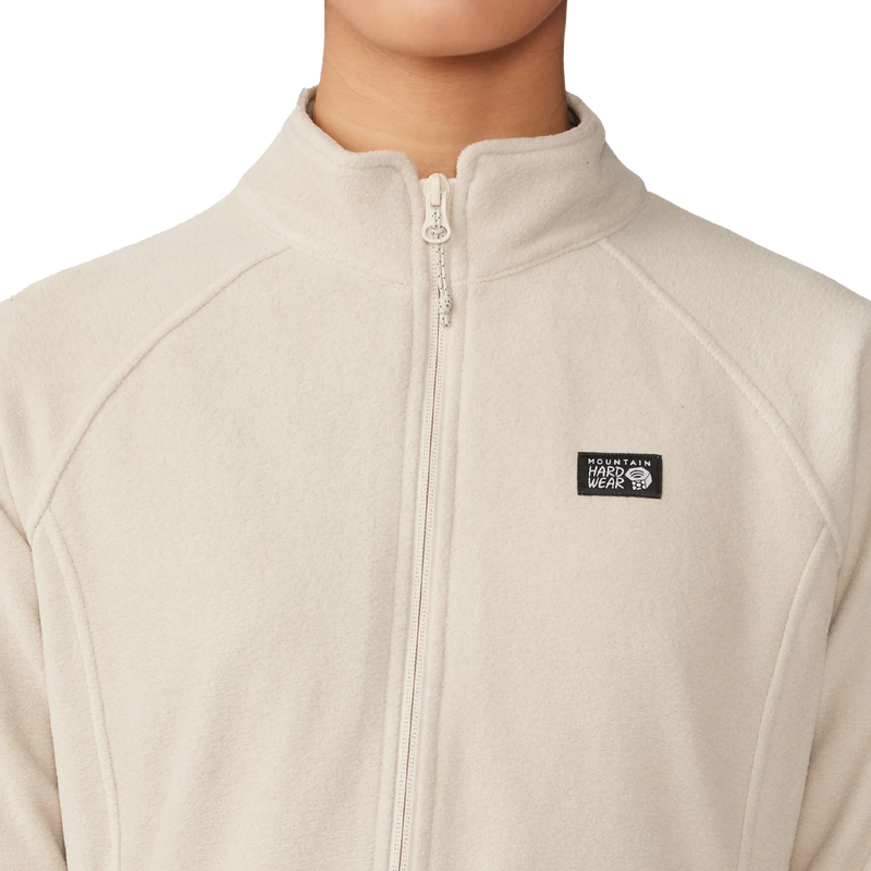 Women's Microchill Full Zip Jacket, Mountain Hardwear Women's Microchill Full Zip Jacket collar