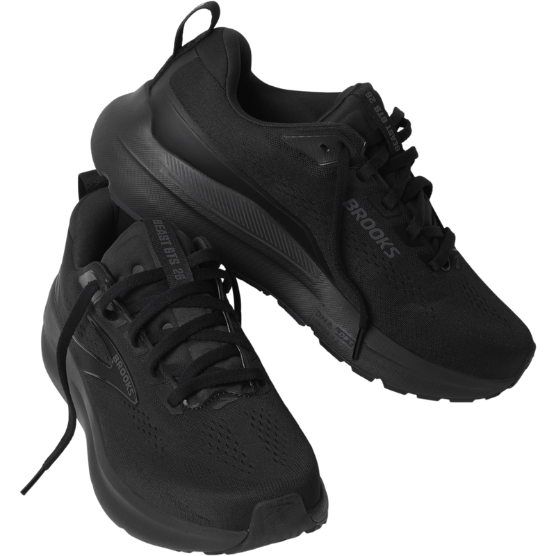 Men's Beast 26 Extra Wide, Brooks Men's Beast 26 in 076-Black/Black/Grey pair 