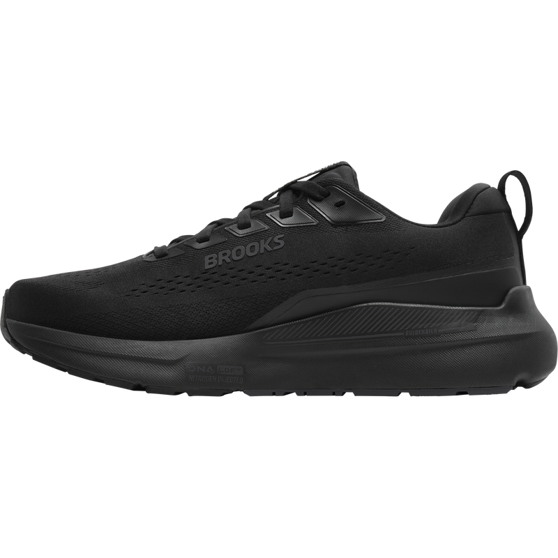 Men's Beast 26 Extra Wide, Brooks Men's Beast 26 in 076-Black/Black/Grey inside right profile