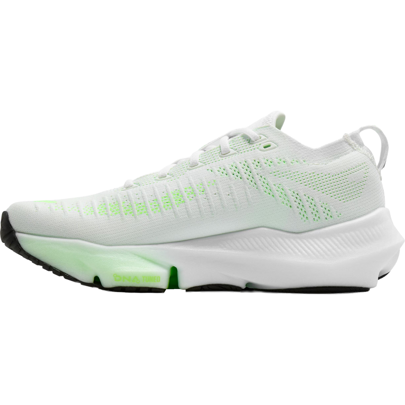 Men's Glycerin Flex, Brooks Men's Glycerin Flex in 114-White/Green Gecko/Phantom right inside profile