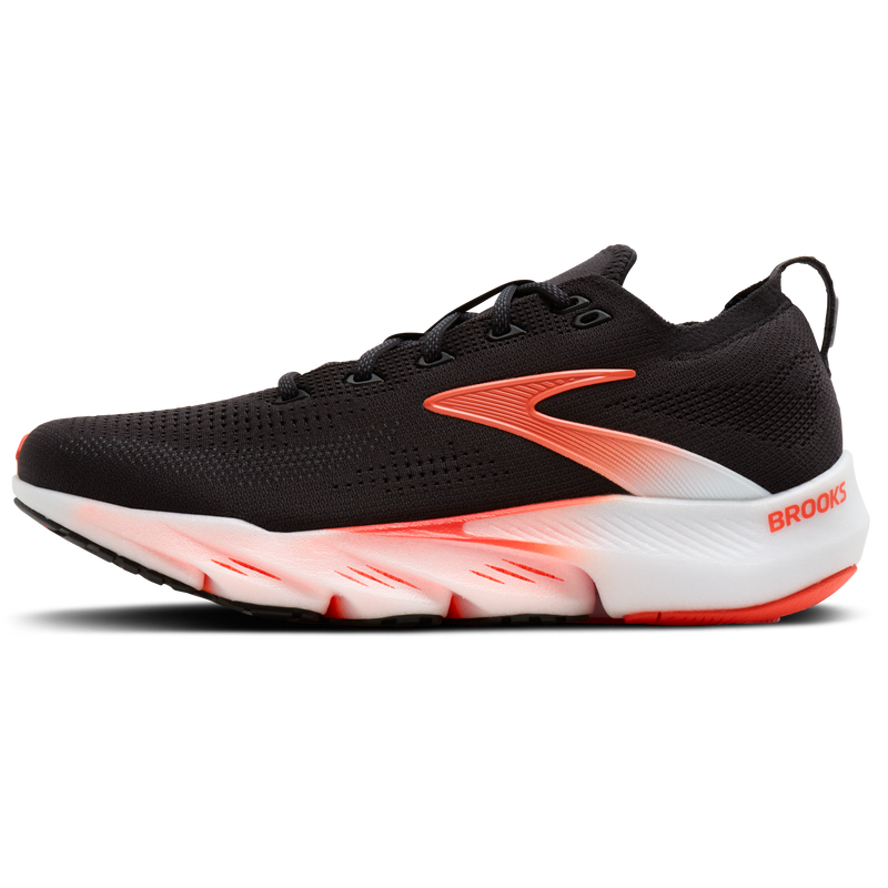 Brooks Men's Glycerin Flex in 023-Black/Orange left profile